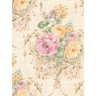Seabrook Designs NF50003 Nefeli Acrylic Coated Traditional/Classic Wallpaper